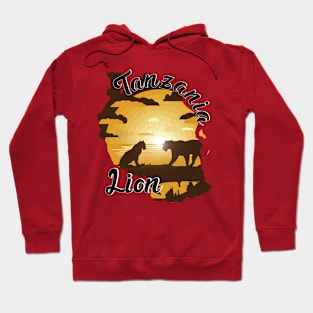 Lions Family in Tanzania Safari Hoodie